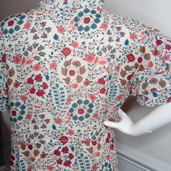 Olivia James The Label Delia Pleated Maxi Sundress with Flutter Sleeves - Picture 8 of 16